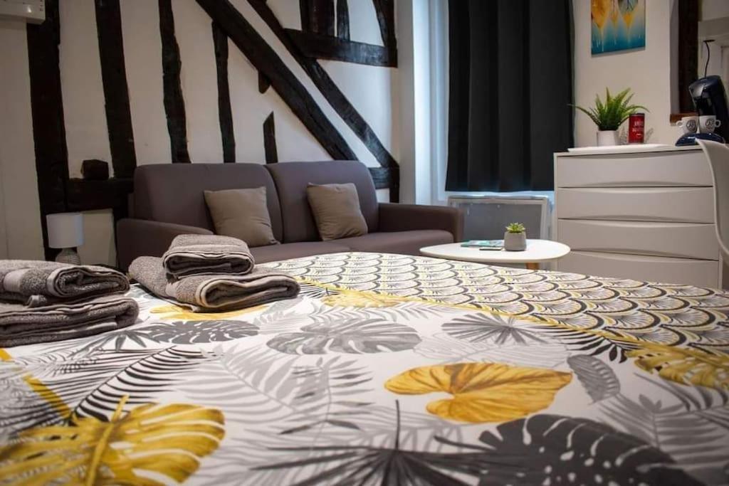 Studio Charmant Confortable Tv Centre Ville Louviers Extérieur photo